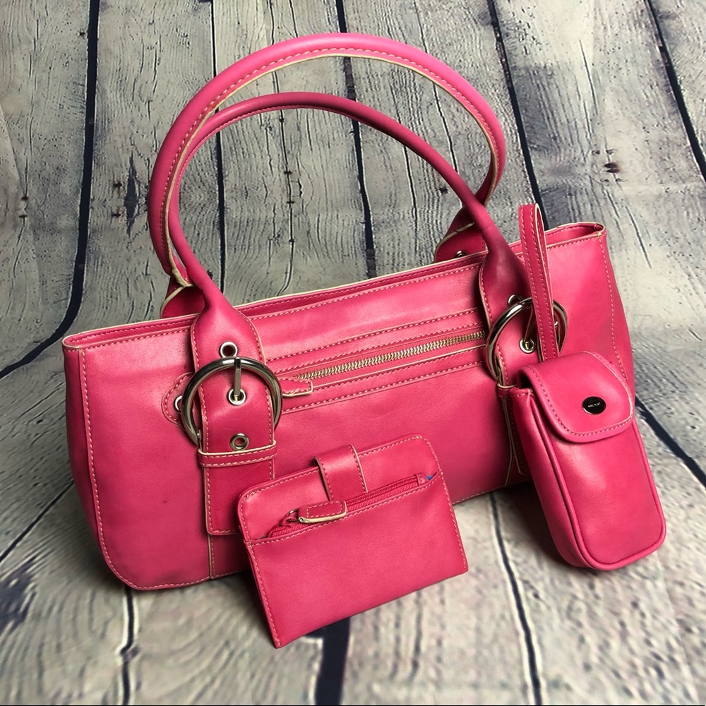 Liz Claiborne purse with card and phone holder.
